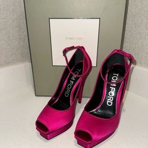 {Tom Ford} Satin Platform Pumps “Sold Out”